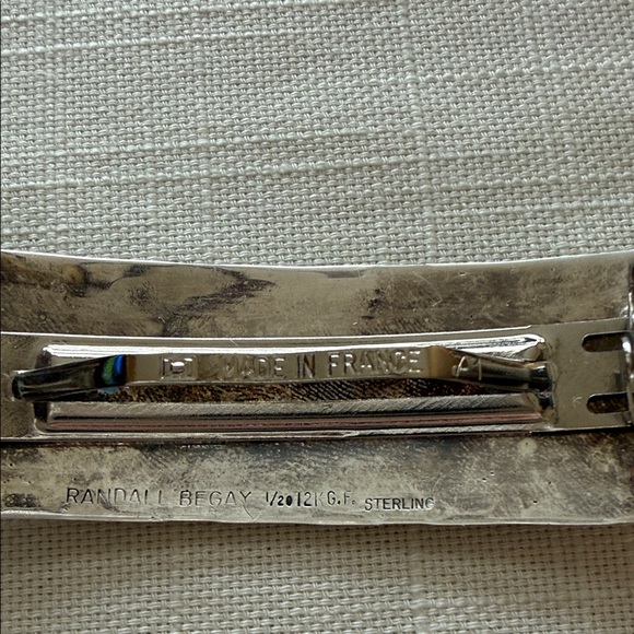 Randall Begay Sterling and 12k GF Hair Barrette main image 4